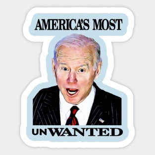 Biden Americas Most Unwanted Sticker